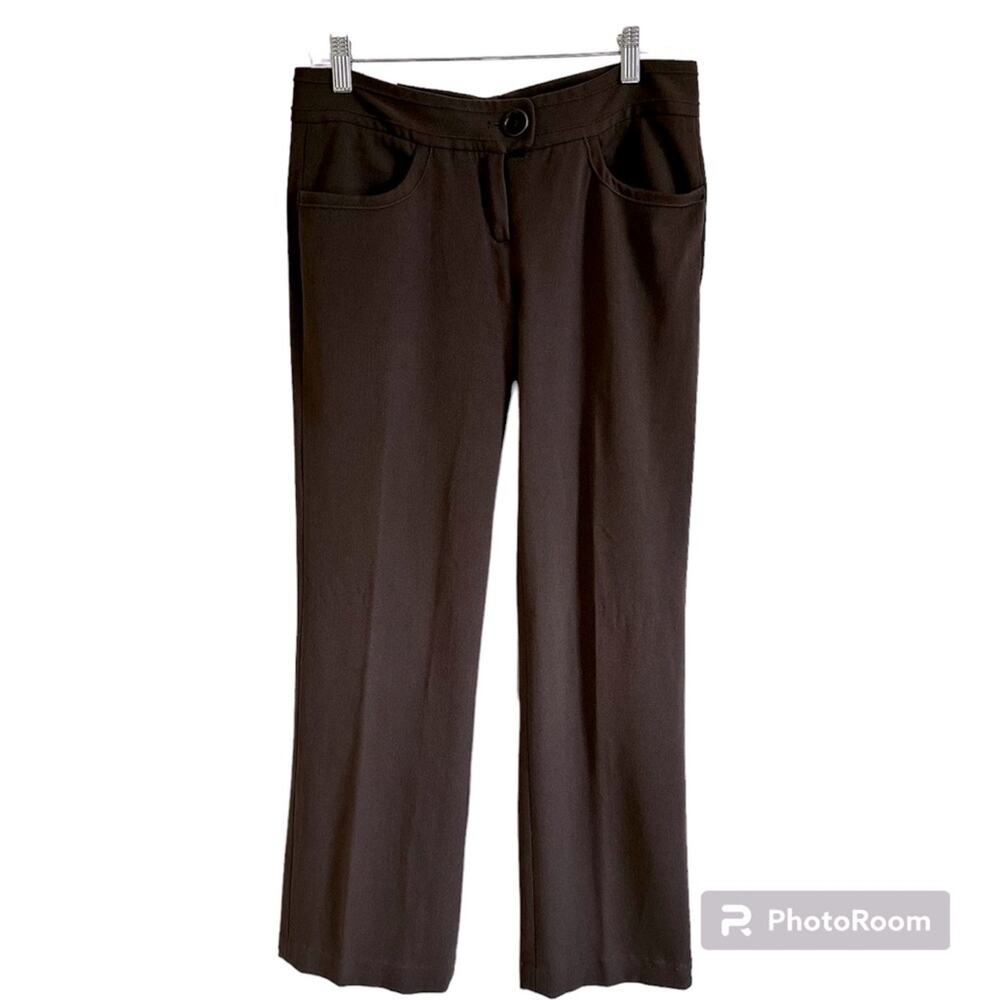 Max studio women’s dress pants‎ size 2 brown wide leg